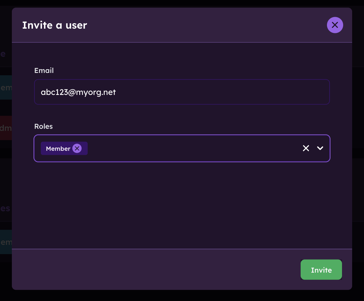 Invite Member